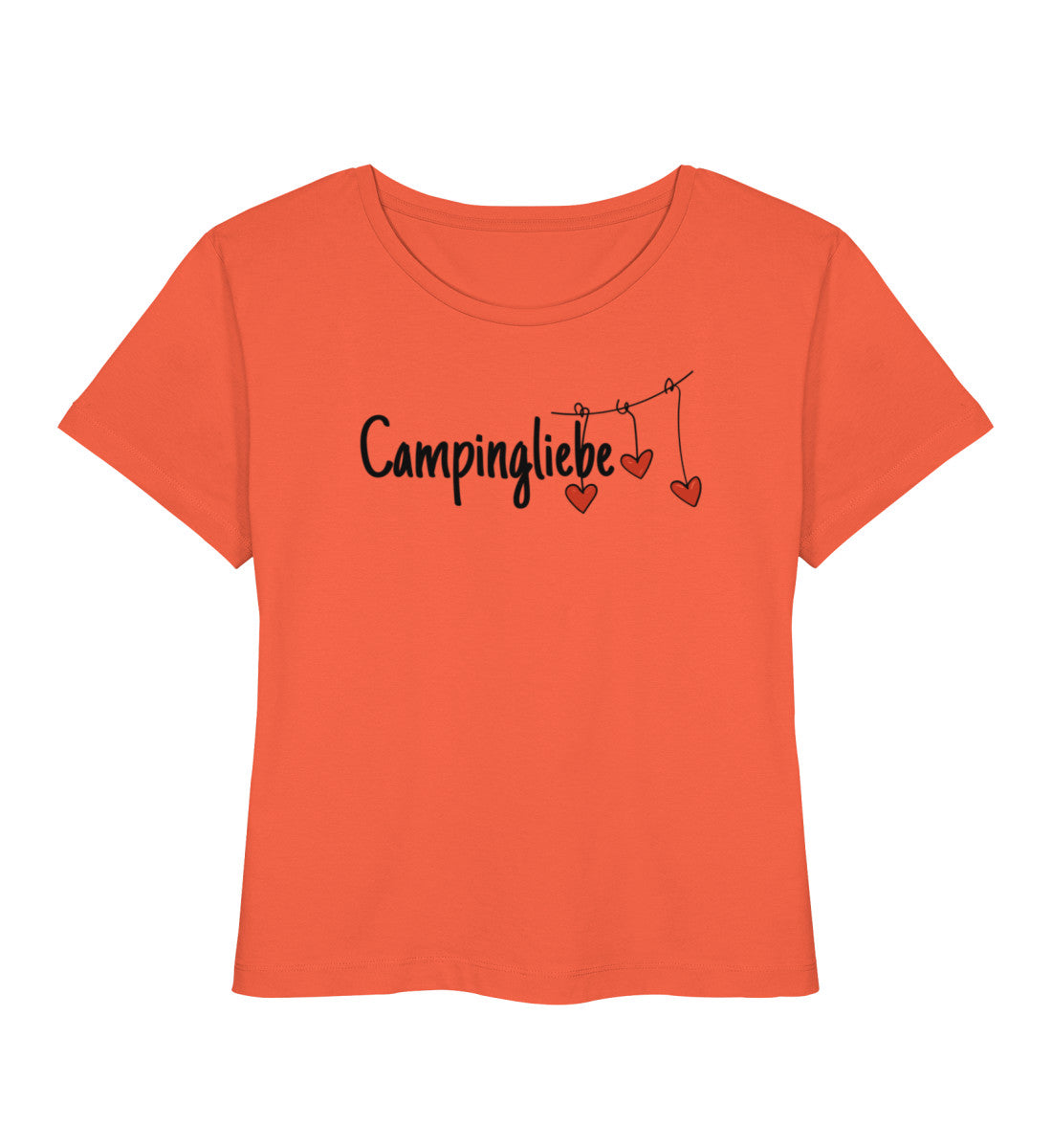 Campingliebe - Damen Organic T-Shirt - LazyDonkeyDesign