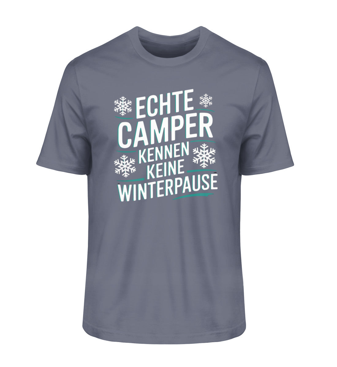 Camper ohne Winterpause - Herren Organic Shirt - LazyDonkeyDesign