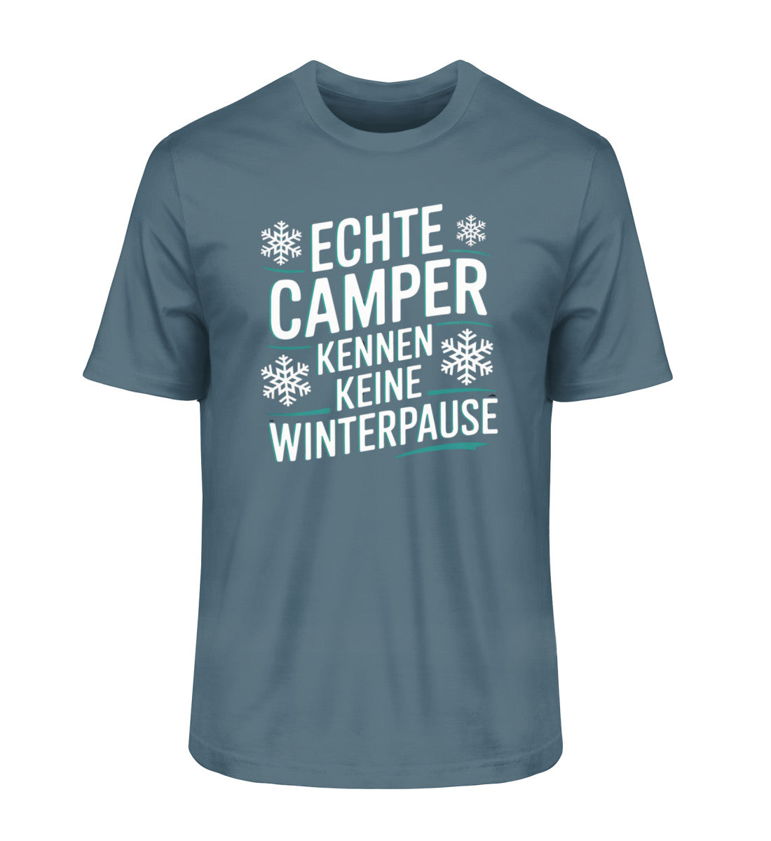 Camper ohne Winterpause - Herren Organic Shirt - LazyDonkeyDesign