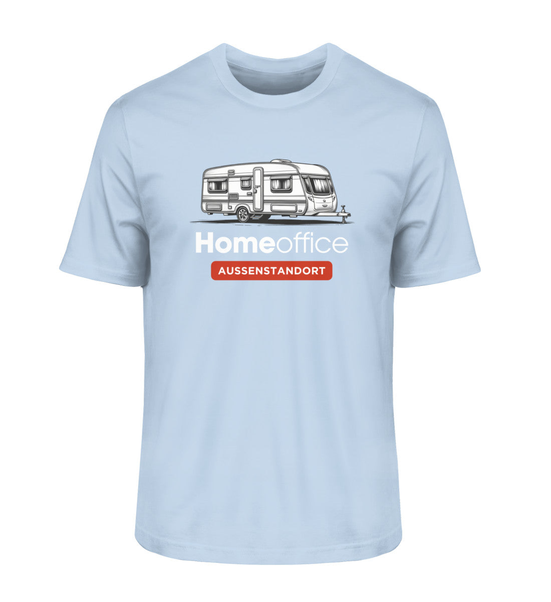 Wohnwagen Homeoffice - Herren Organic Shirt - LazyDonkeyDesign