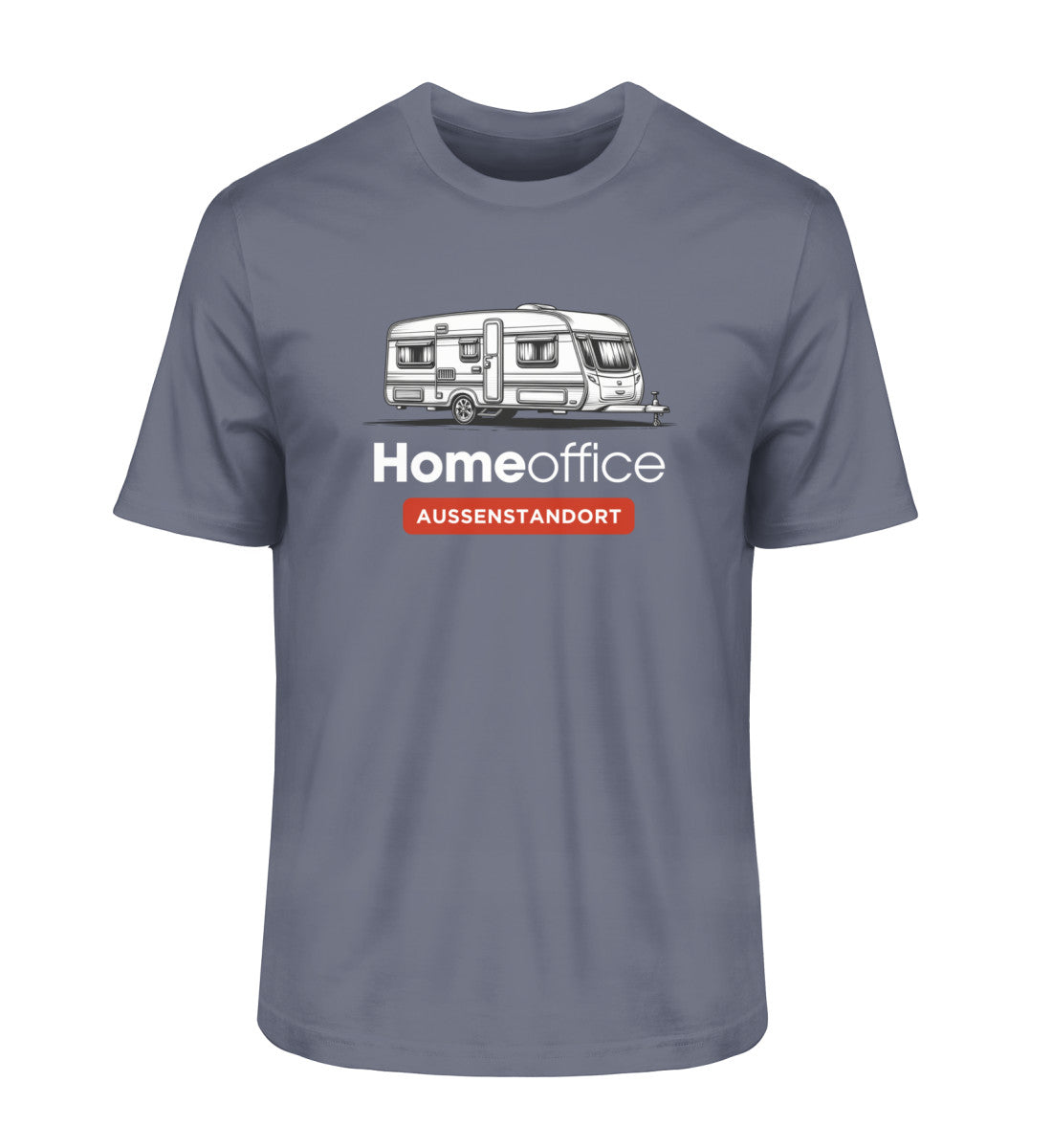 Wohnwagen Homeoffice - Herren Organic Shirt - LazyDonkeyDesign