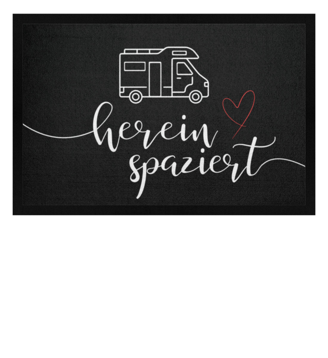 Hereinspaziert Wohnmobil - Camping Fußmatte - LazyDonkeyDesign