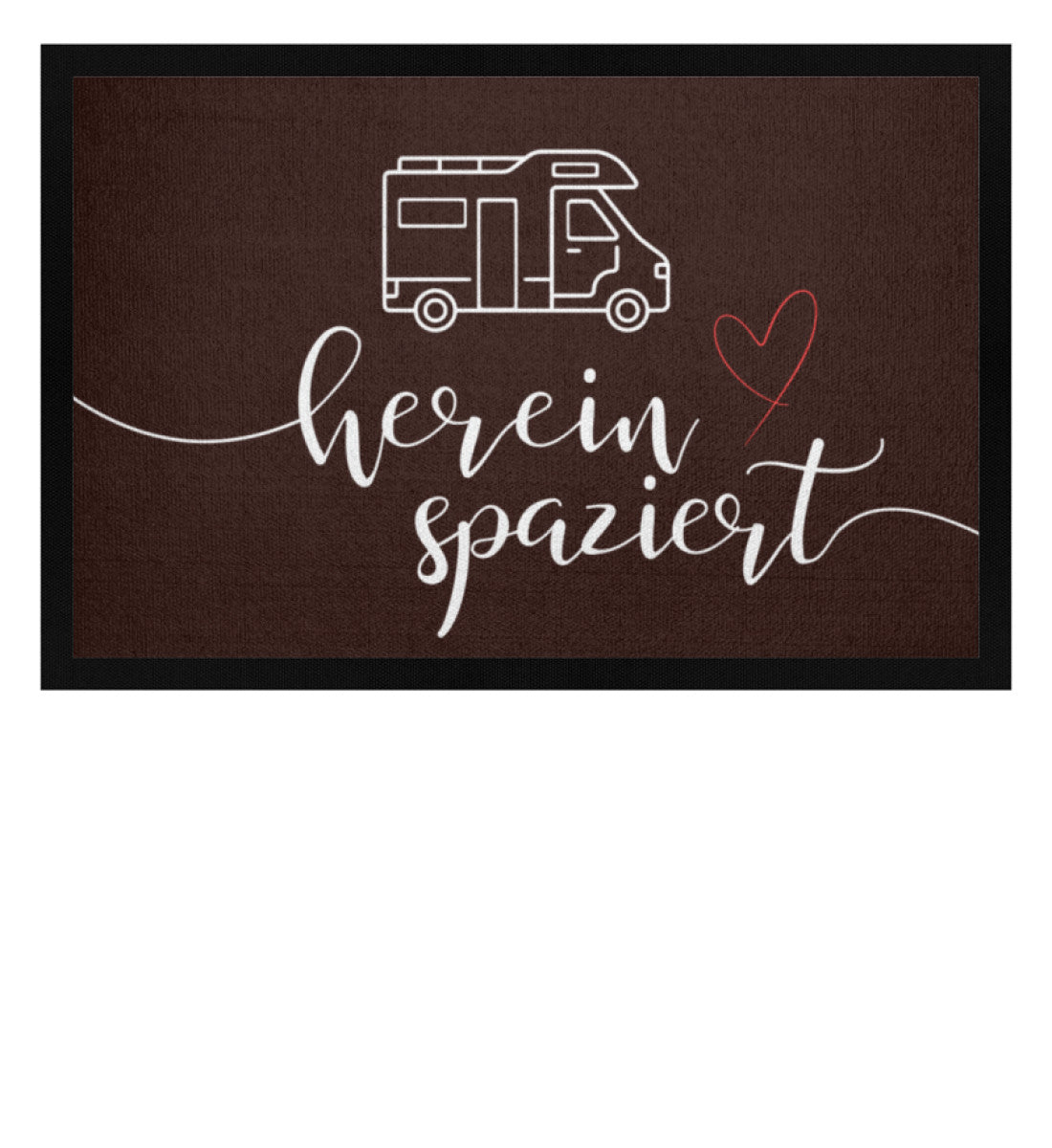 Hereinspaziert Wohnmobil - Camping Fußmatte - LazyDonkeyDesign