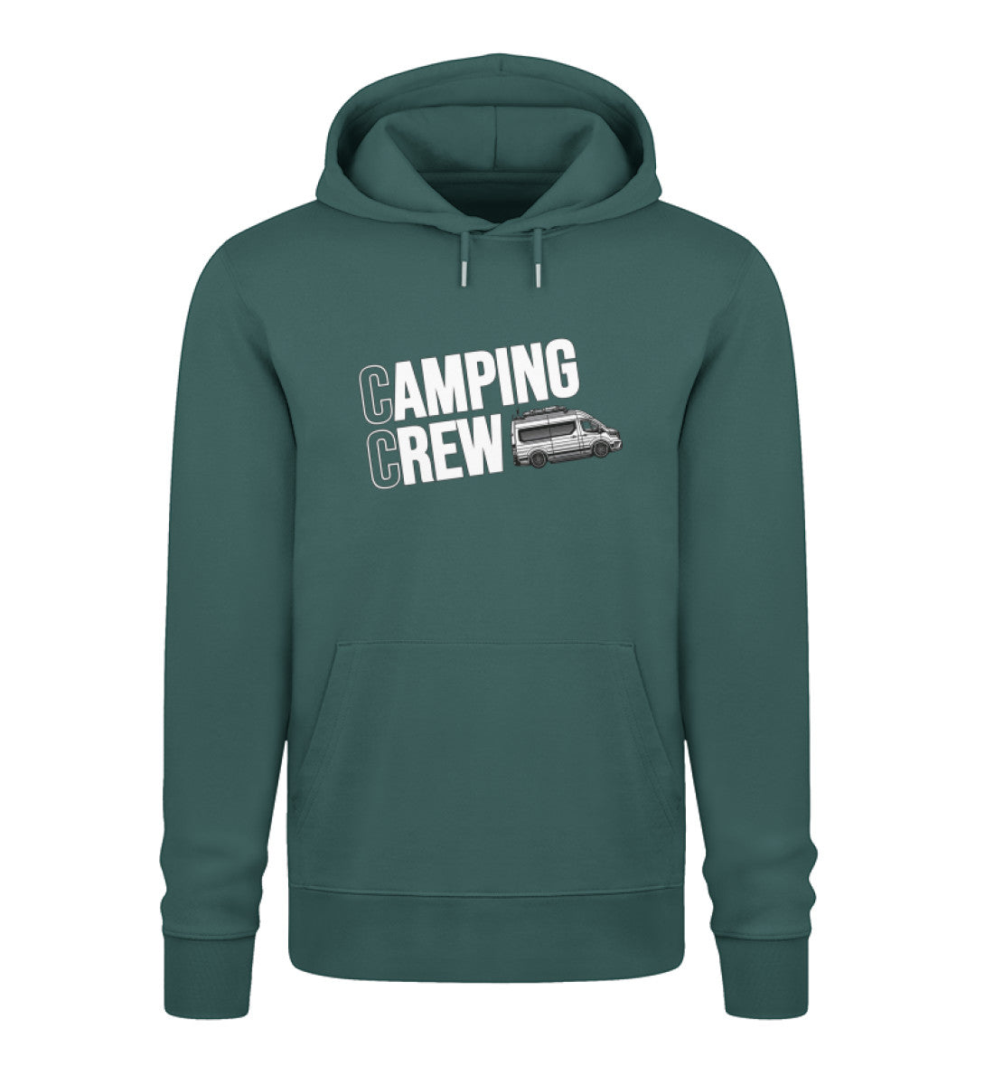 Vanlife Camping Crew - Herren Organic Hoodie - LazyDonkeyDesign