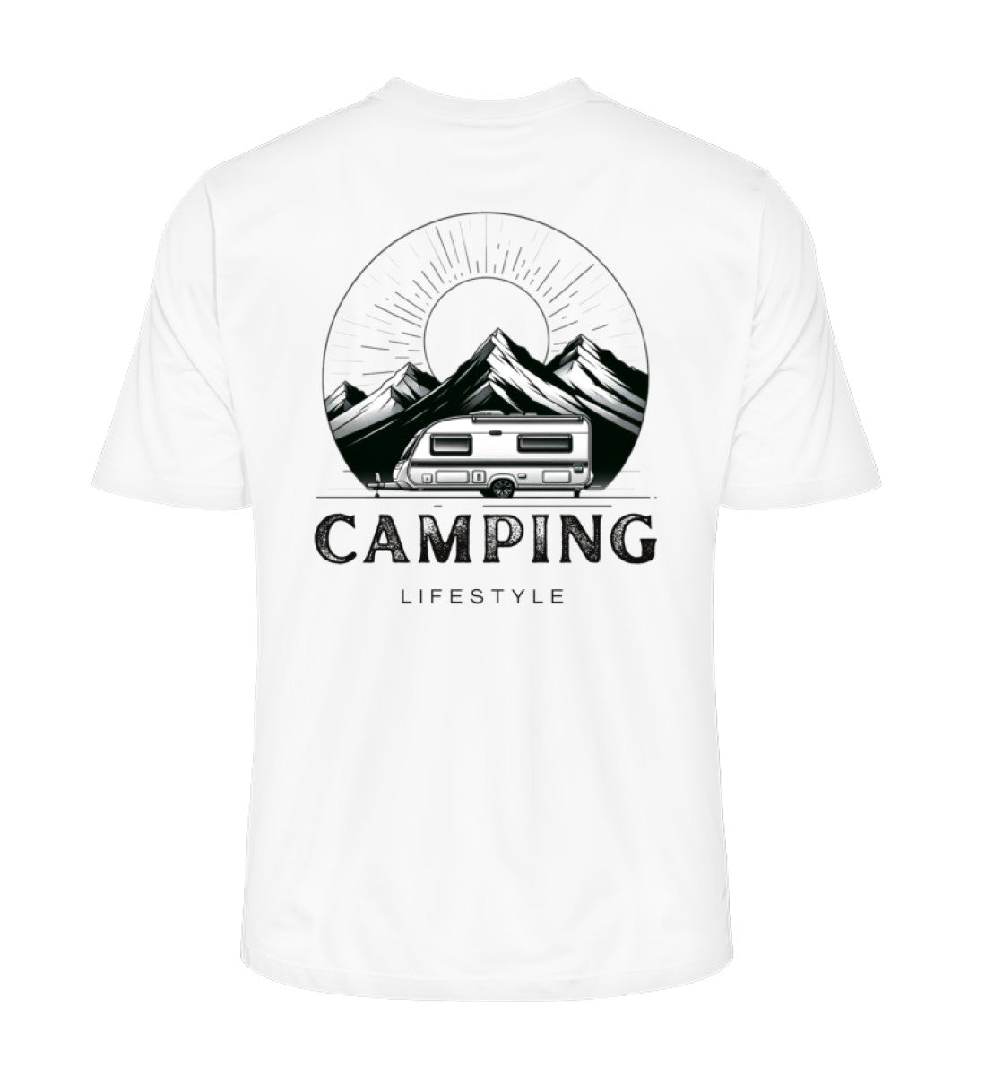 Camping Lifestyle - Herren Organic Shirt - LazyDonkeyDesign
