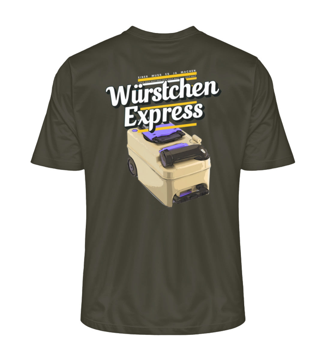Würstchen Express - Herren Organic Shirt - LazyDonkeyDesign