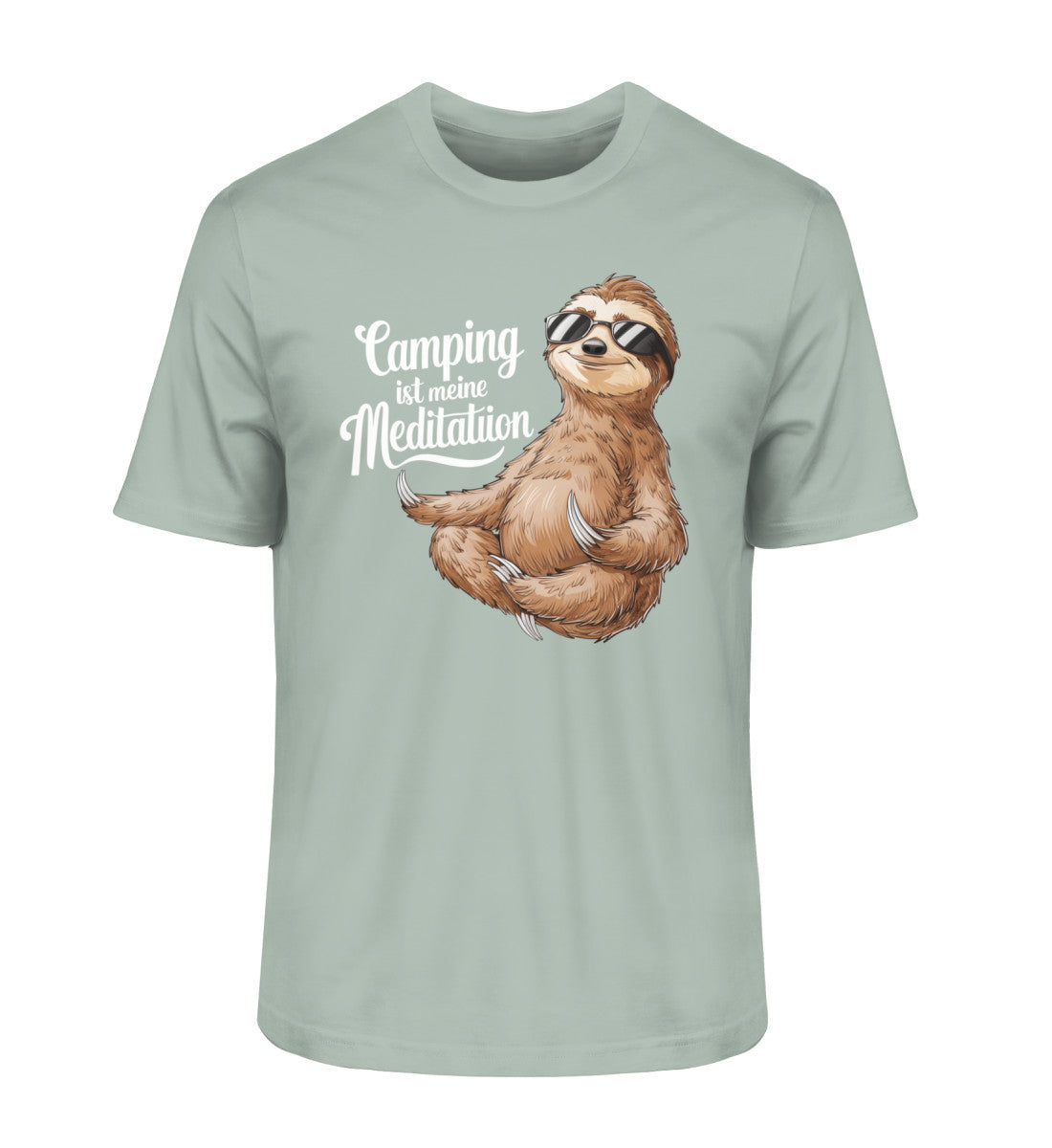 Camping ist Meditation - Herren Organic Shirt - LazyDonkeyDesign