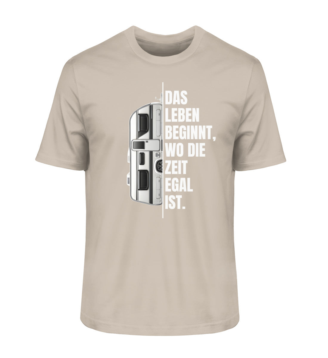 Camping ist Zeitlos - Herren Organic Shirt - Wohnwagen - LazyDonkeyDesign