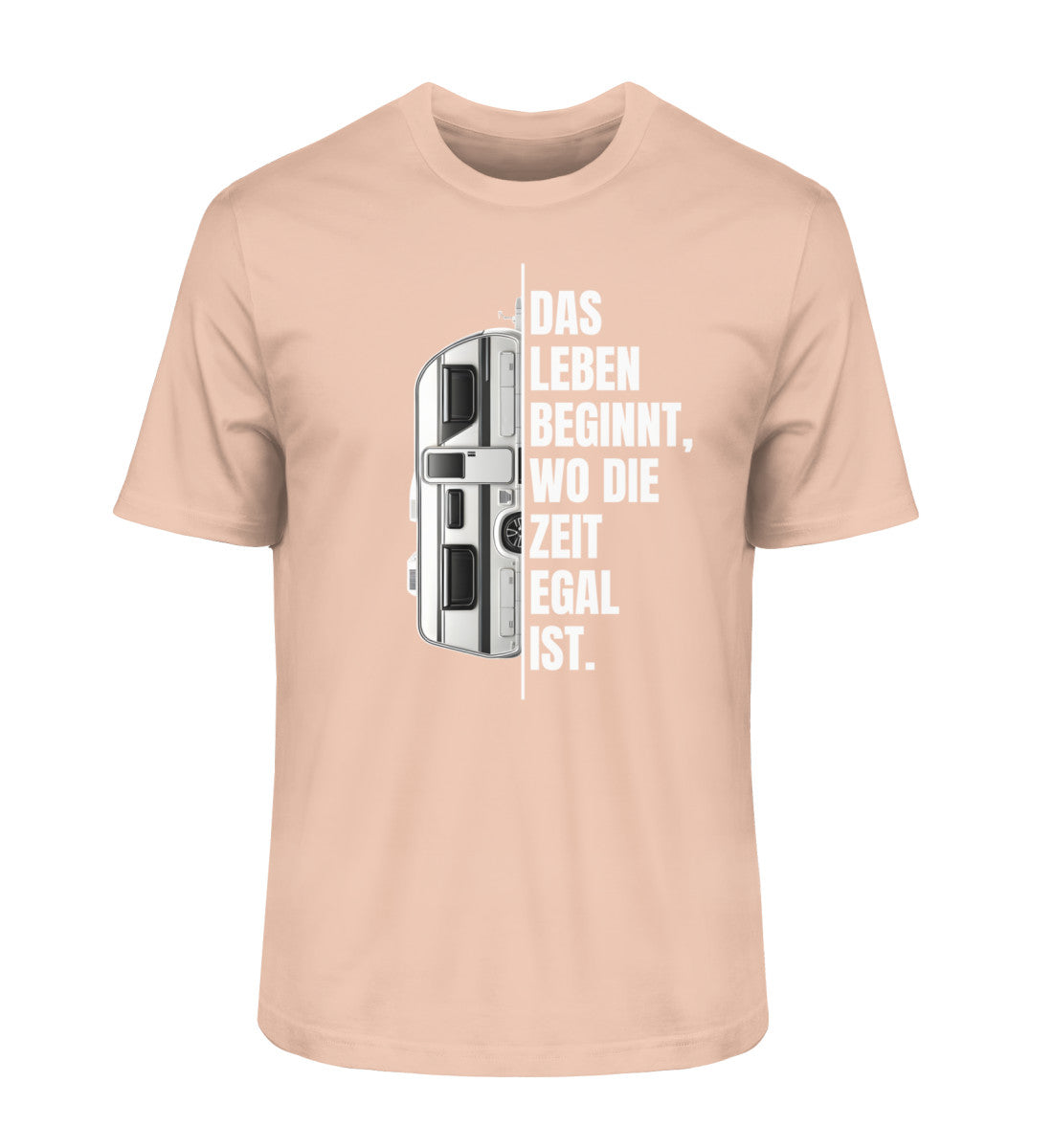 Camping ist Zeitlos - Herren Organic Shirt - Wohnwagen - LazyDonkeyDesign