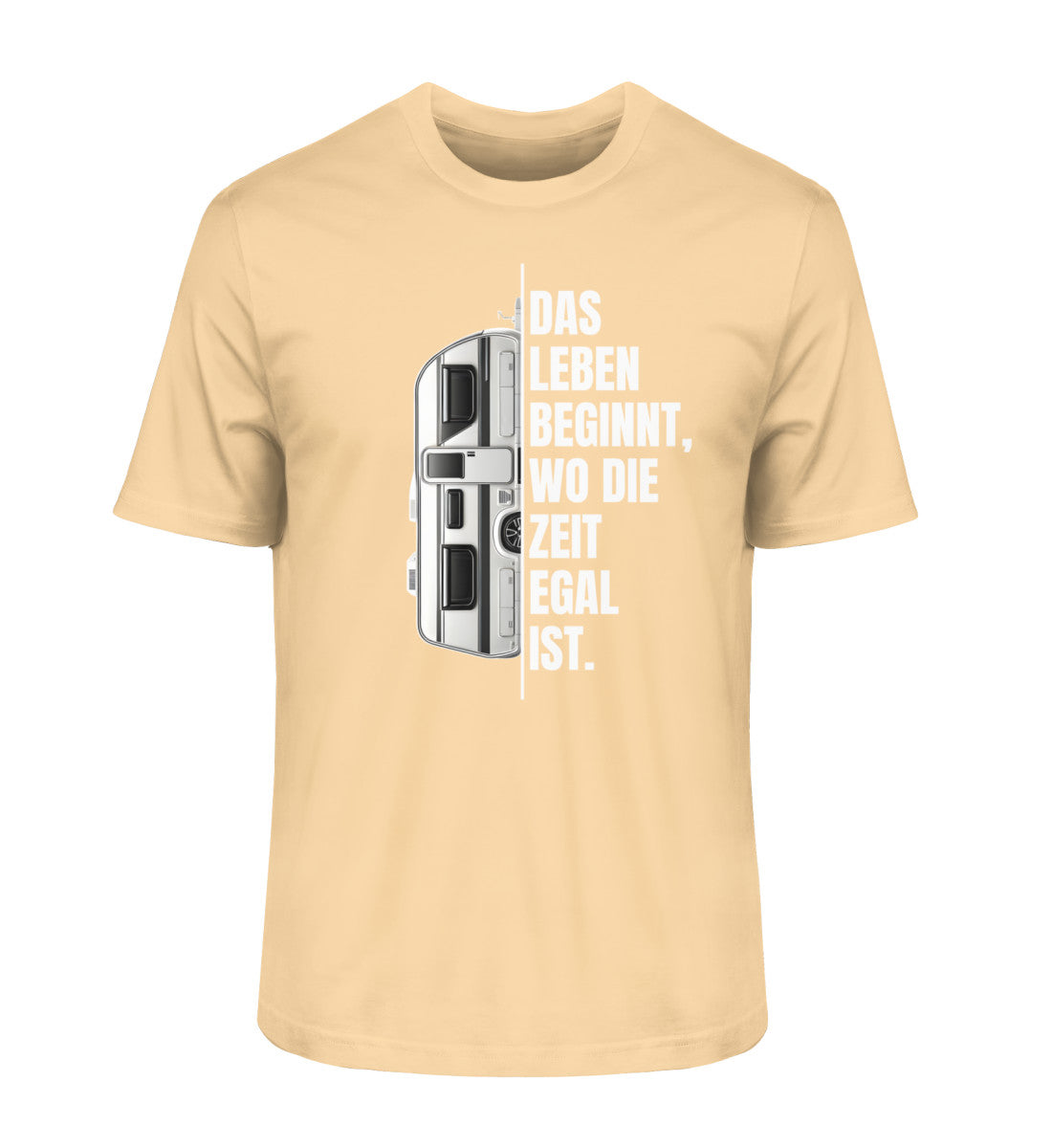 Camping ist Zeitlos - Herren Organic Shirt - Wohnwagen - LazyDonkeyDesign