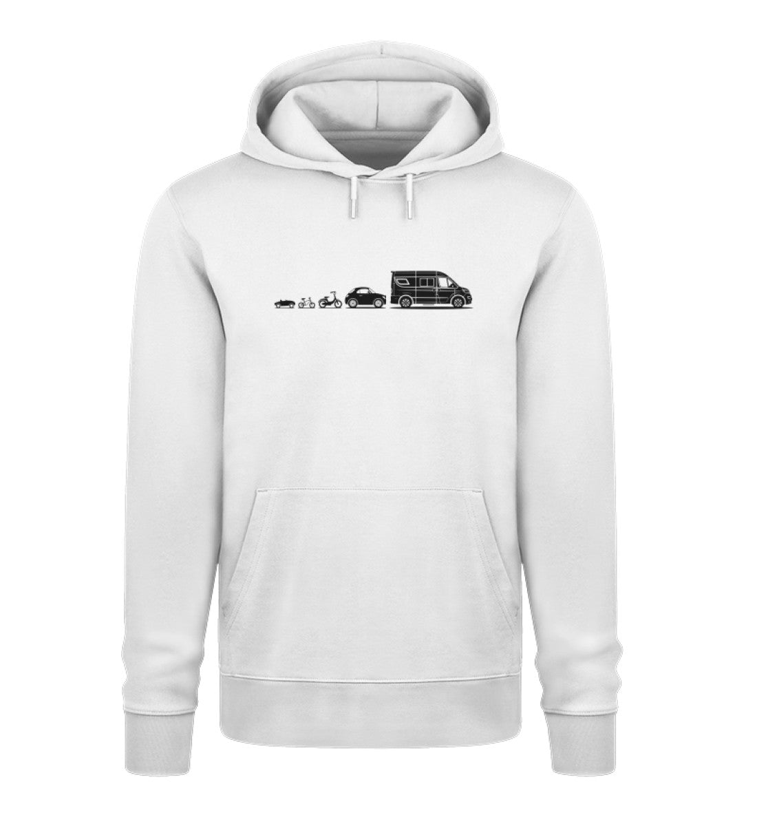 Evolution Vanlife - Herren Organic Hoodie - LazyDonkeyDesign