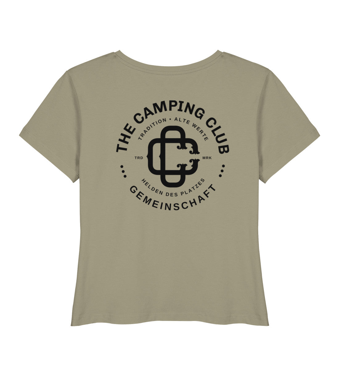Camping Club - Damen Organic T-Shirt - LazyDonkeyDesign