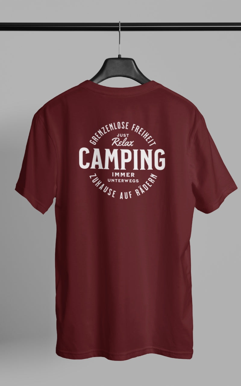 Herren Camping T-Shirt - Grenzenlose Freiheit