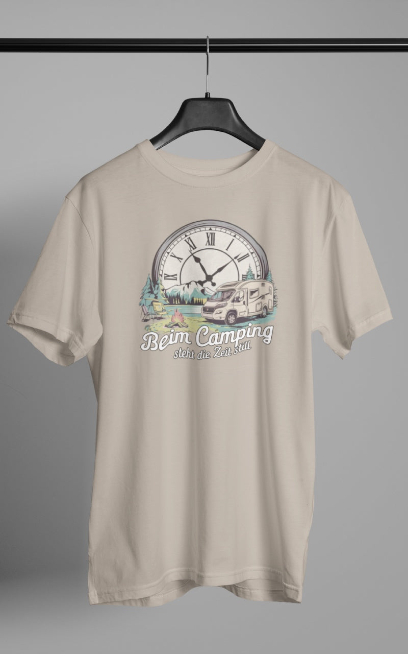 Herren Camping T-Shirt - Zeit steht still - Wohnmobil