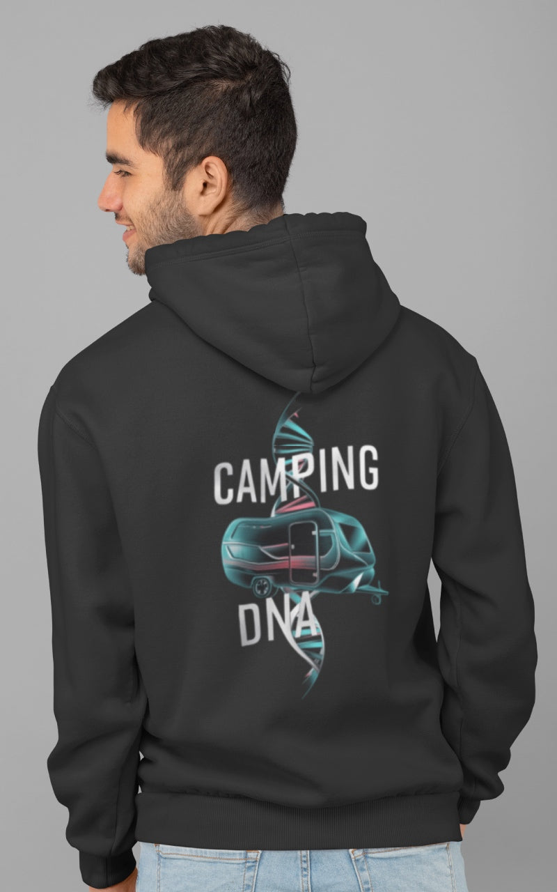 Herren Camping Hoodie - DNA - Wohnwagen