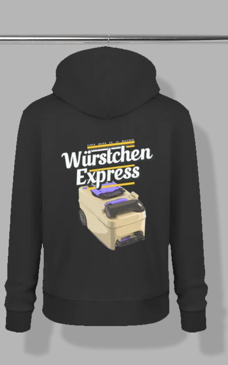 Herren Camping Hoodie - Würstchen Express