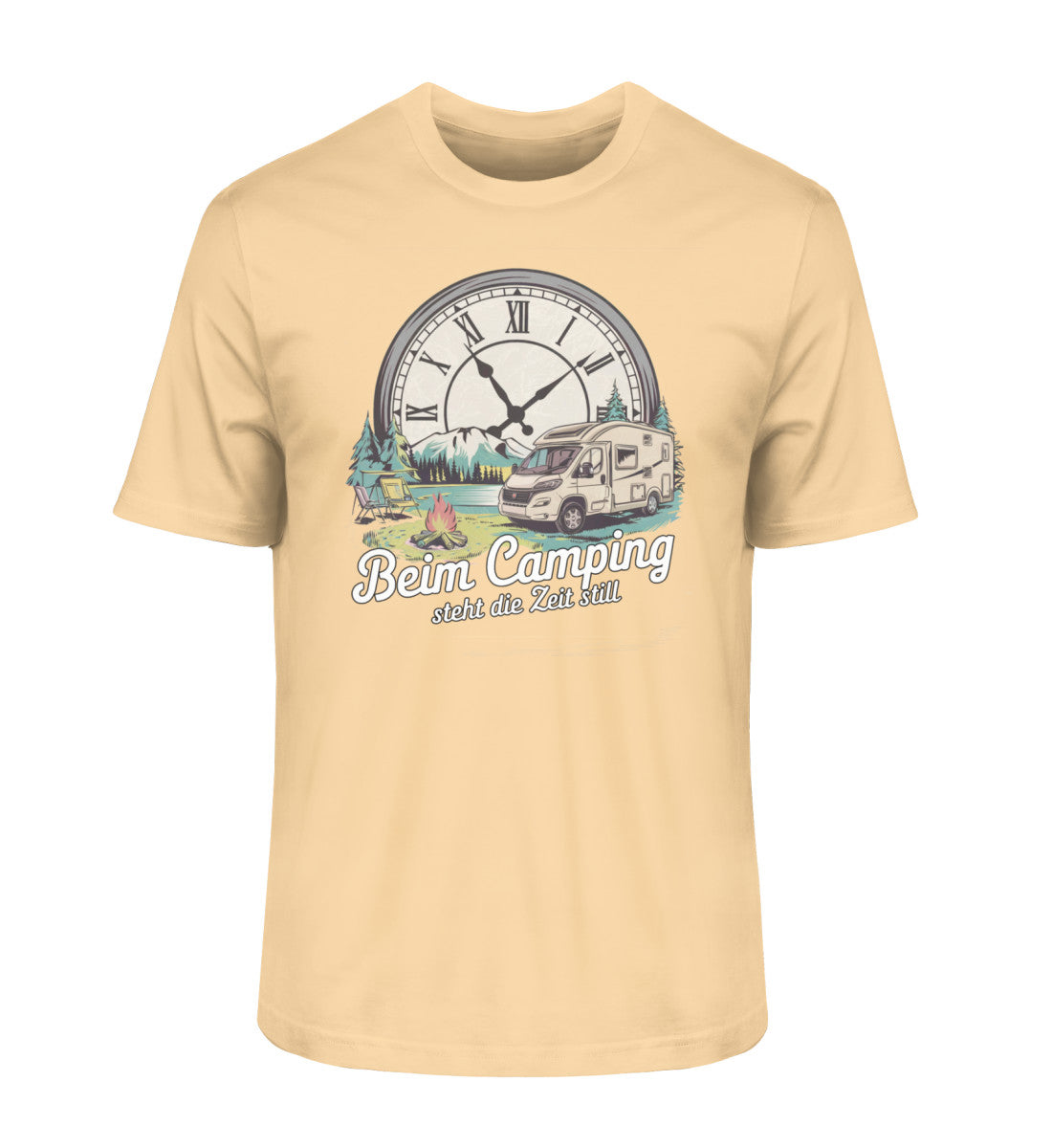 Zeit steht still - Herren Organic Shirt - Wohnmobil - LazyDonkeyDesign