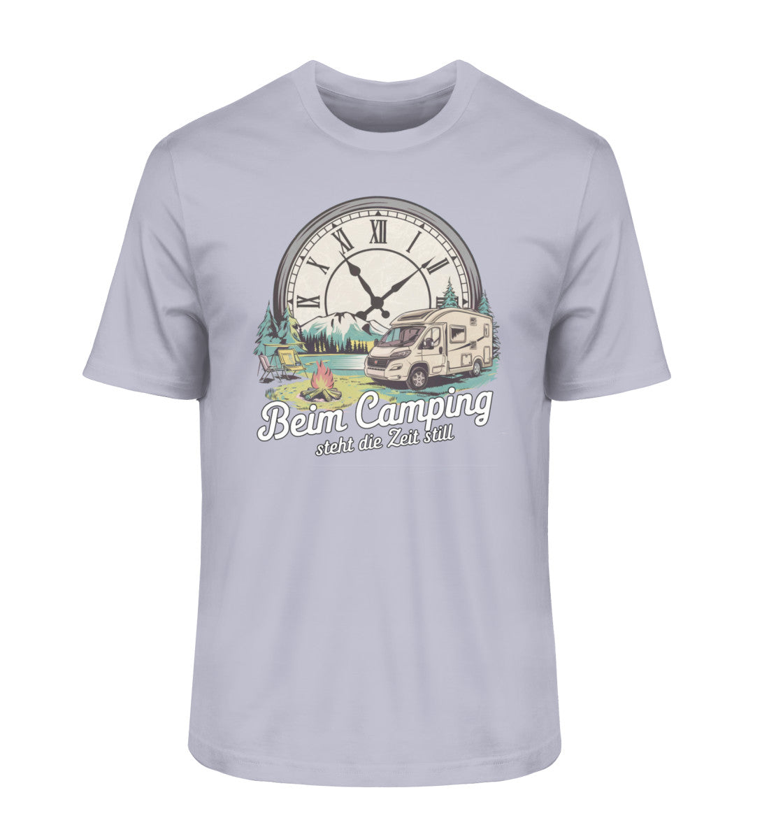 Zeit steht still - Herren Organic Shirt - Wohnmobil - LazyDonkeyDesign