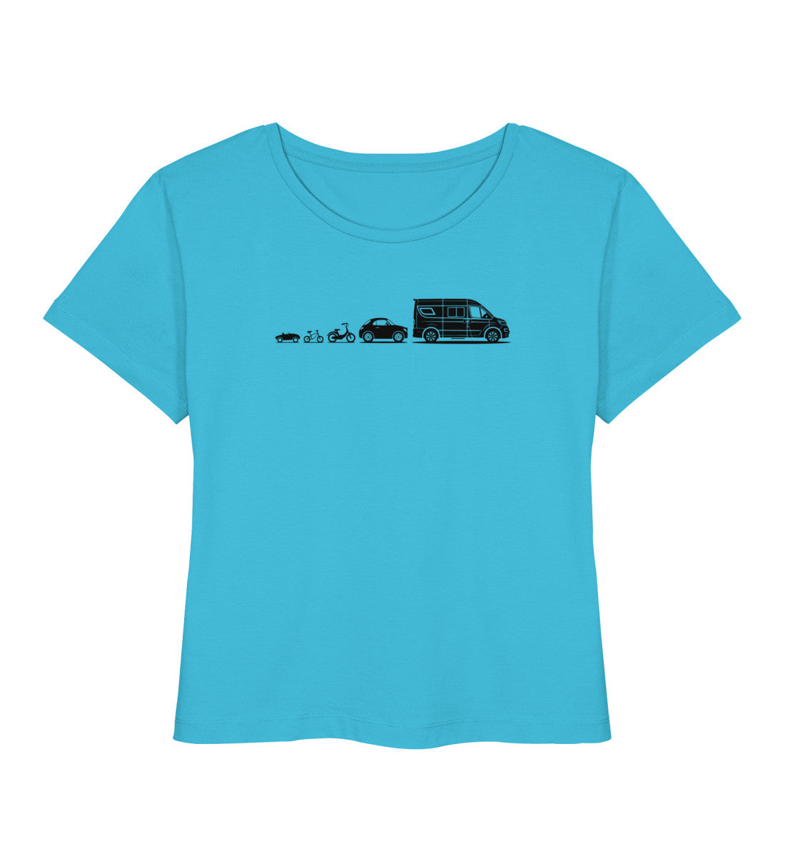Evolution Vanlife - Damen Organic T-Shirt - LazyDonkeyDesign