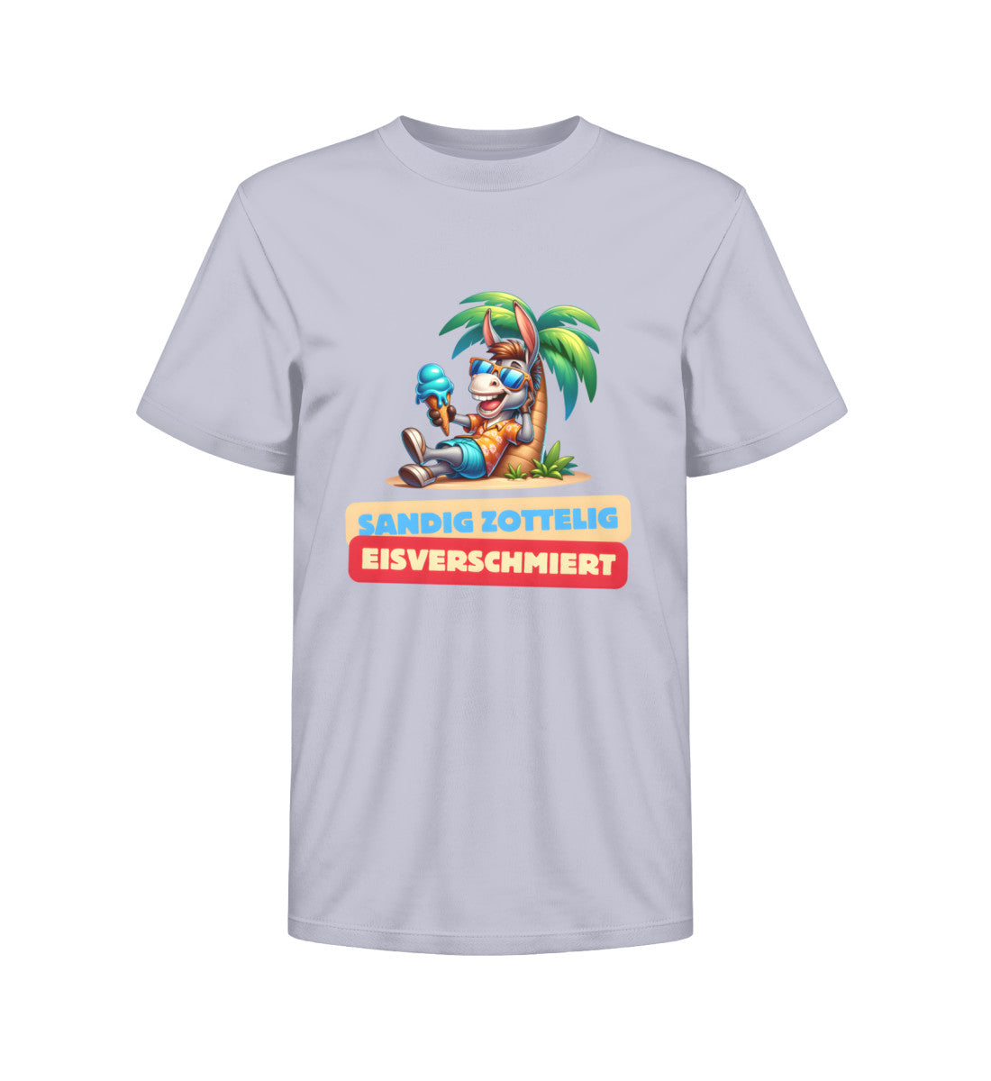Sandig Zottelig Eisverschmiert Kinder Organic T-Shirt in Lavender