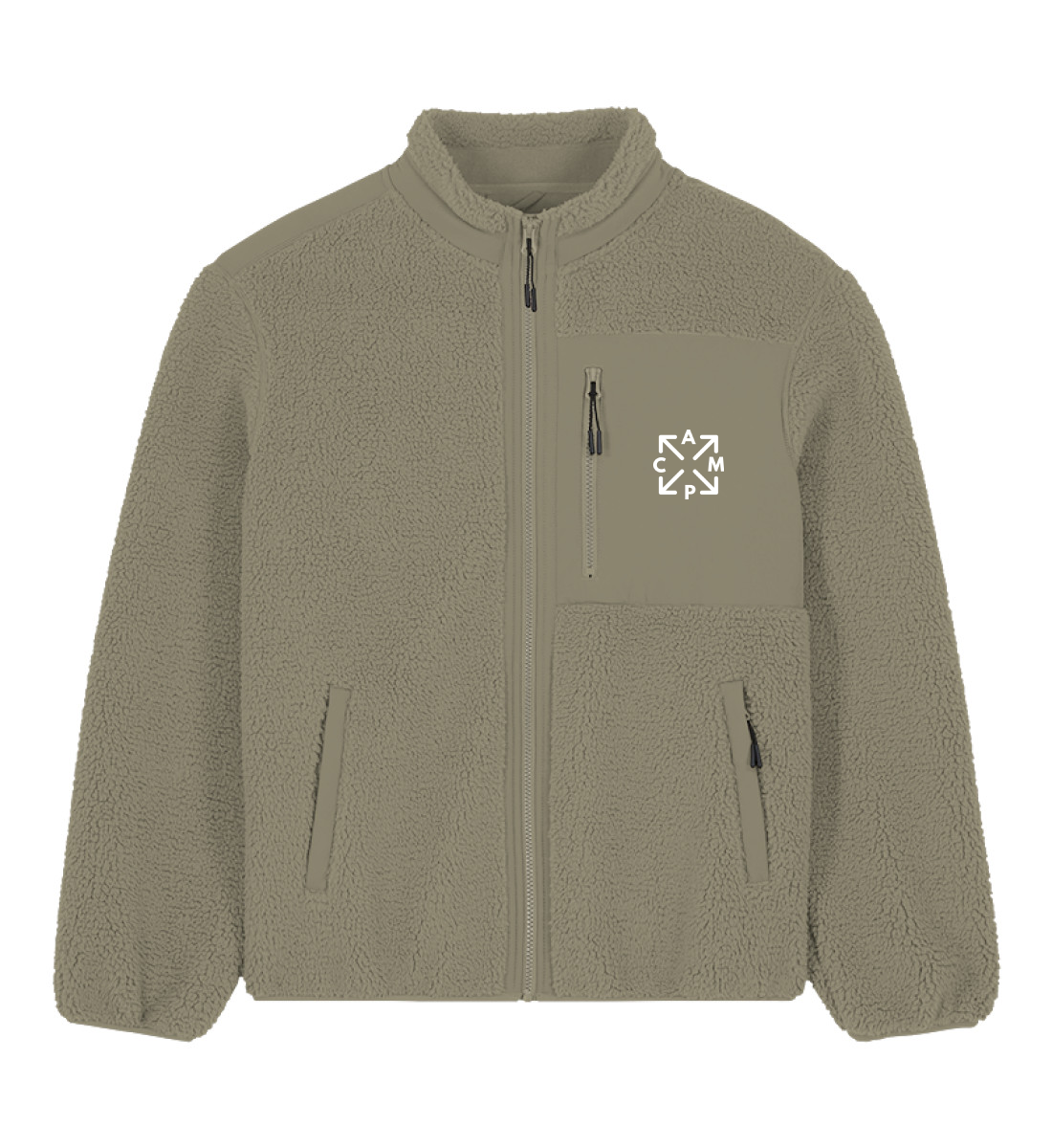 Camp Arrows - Unisex Sherpa Jacke - Stick