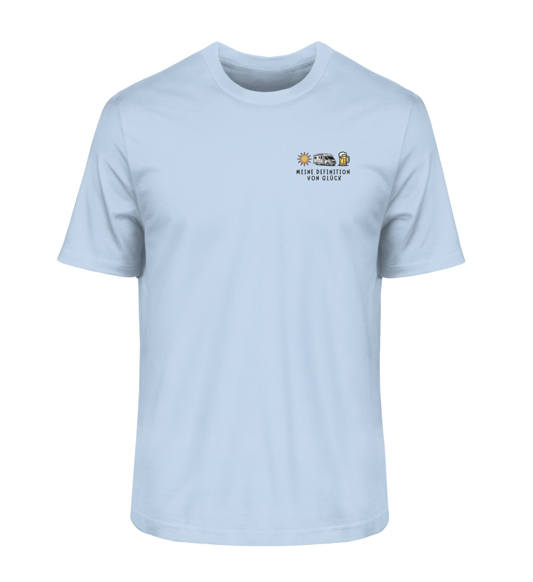 Definition von Glück - Herren Organic T-Shirt - Wohnmobil