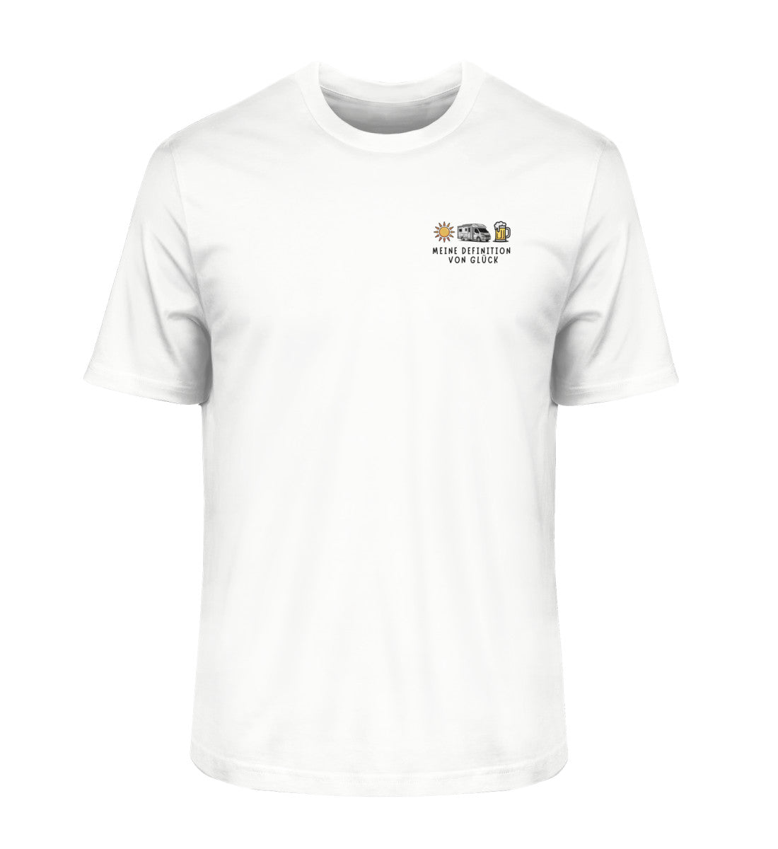 Definition von Glück - Herren Organic T-Shirt - Wohnmobil