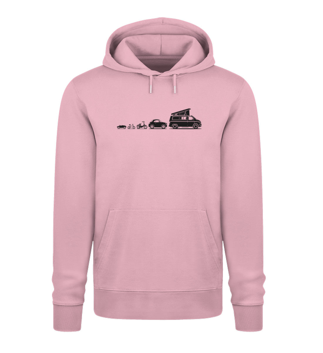 Evolution Bulli - Herren Organic Hoodie - LazyDonkeyDesign