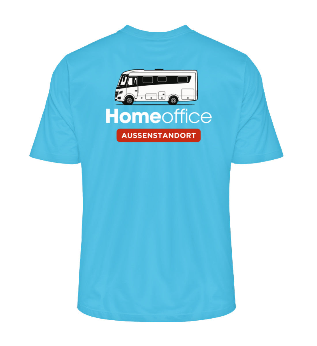 Vollintegriert Homeoffice - Herren Organic T-Shirt - Rückendruck - LazyDonkeyDesign
