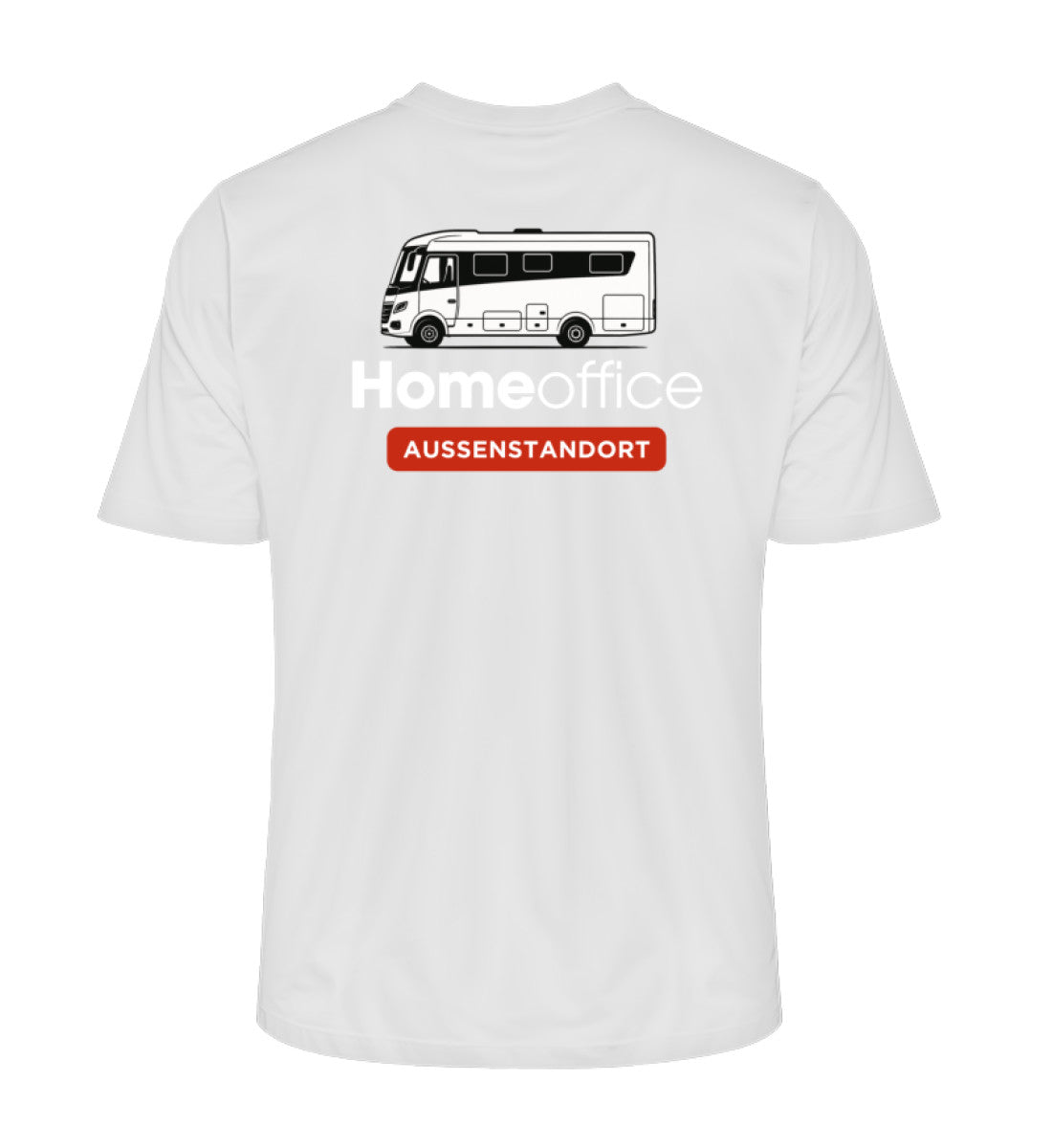 Vollintegriert Homeoffice - Herren Organic T-Shirt - Rückendruck - LazyDonkeyDesign