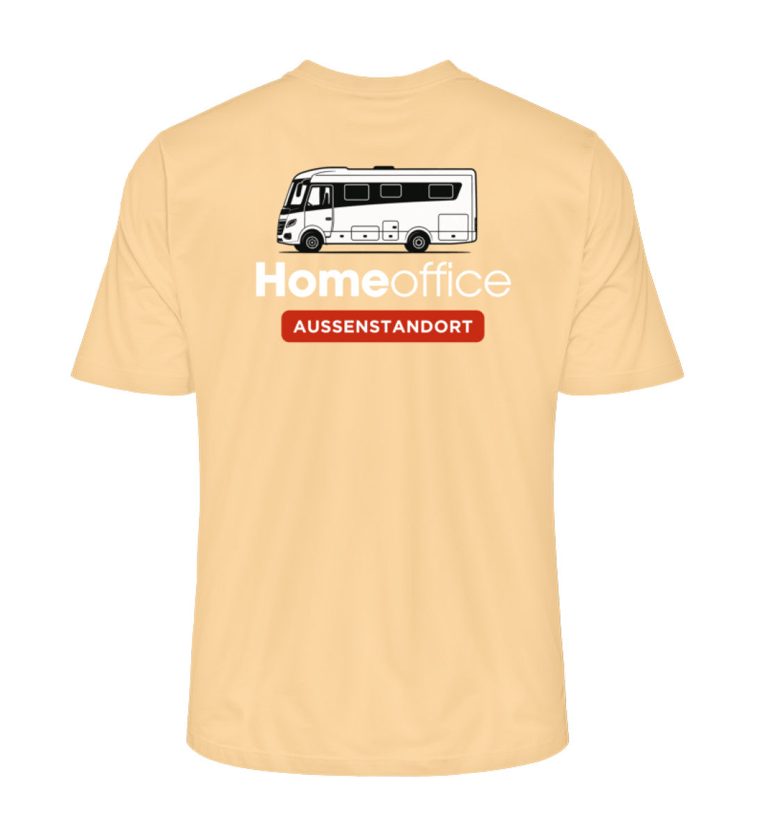 Vollintegriert Homeoffice - Herren Organic T-Shirt - Rückendruck - LazyDonkeyDesign