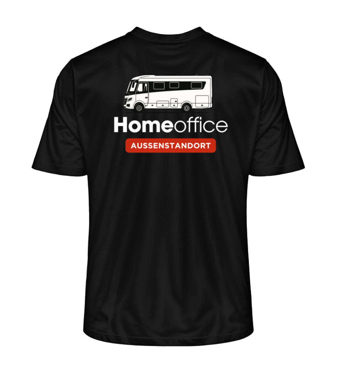 Vollintegriert Homeoffice - Herren Organic T-Shirt - Rückendruck - LazyDonkeyDesign