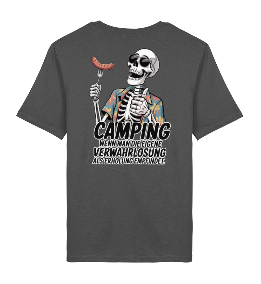 Camping Verwahrlosung - Herren Organic T-Shirt - LazyDonkeyDesign