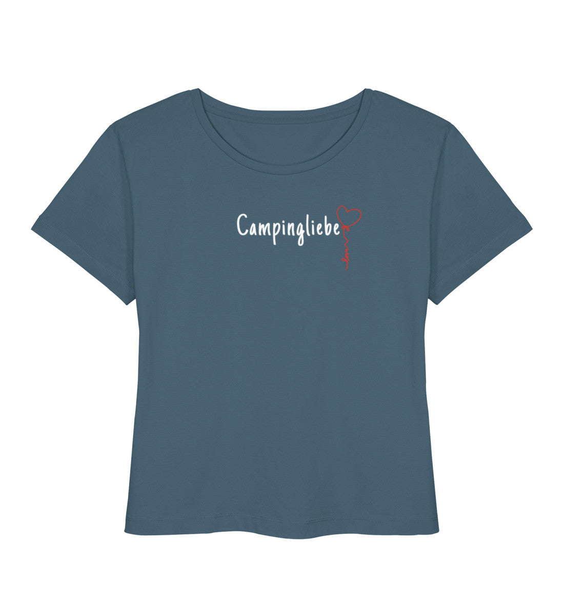 Campingliebe Ballon - Damen Organic T-Shirt | LazyDonkeyDesign