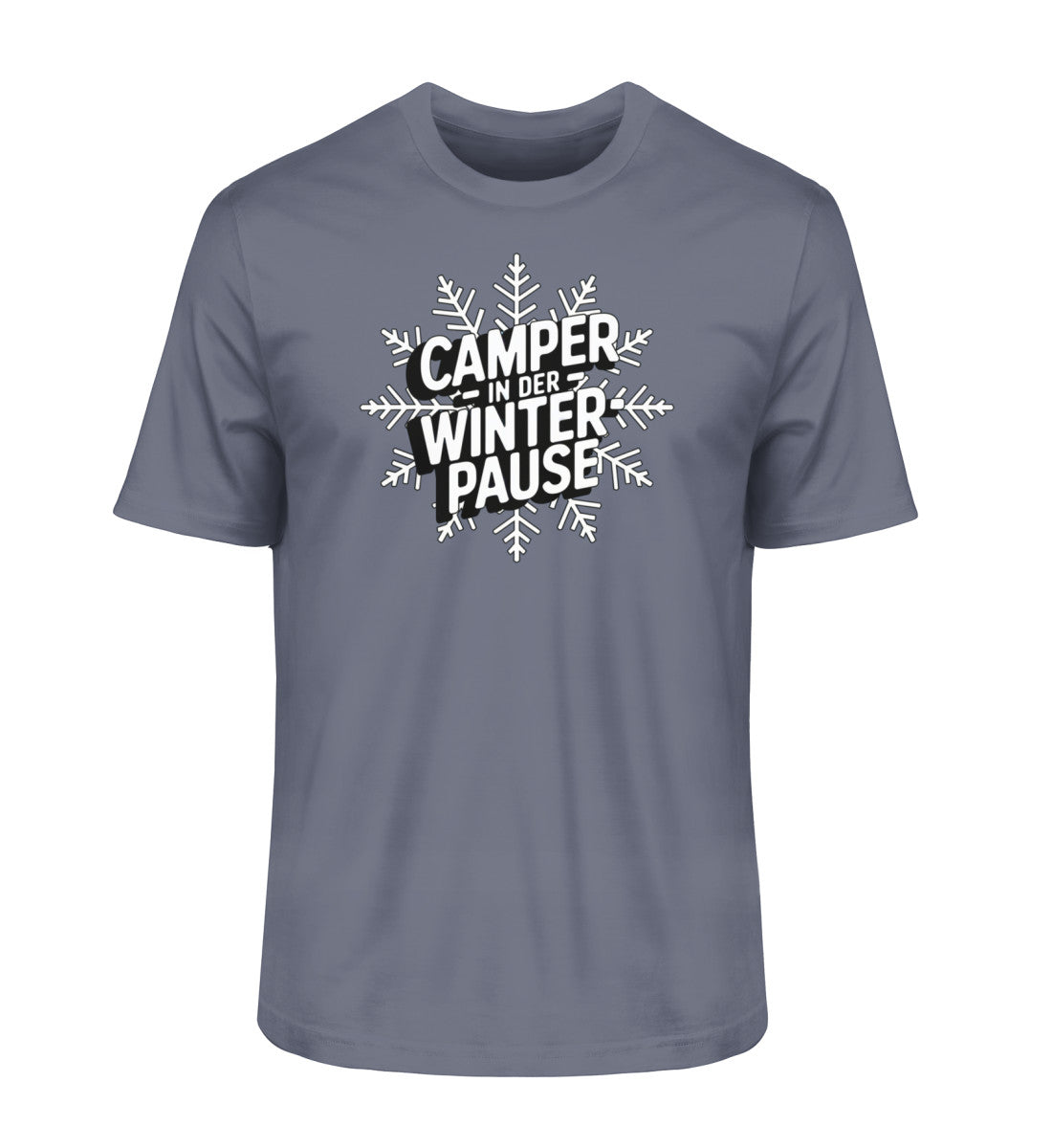 Camper in Winterpause - Herren Organic Shirt - LazyDonkeyDesign