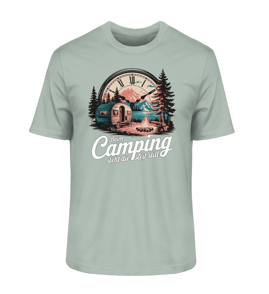 Zeit steht still - Herren Organic Shirt - LazyDonkeyDesign