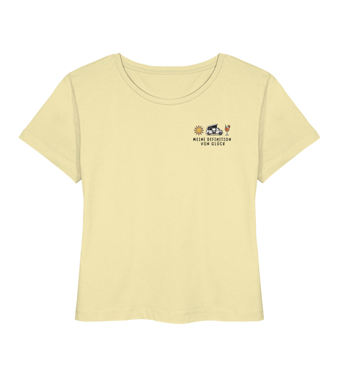 Definition von Glück - Damen Organic T-Shirt - Bulli - LazyDonkeyDesign