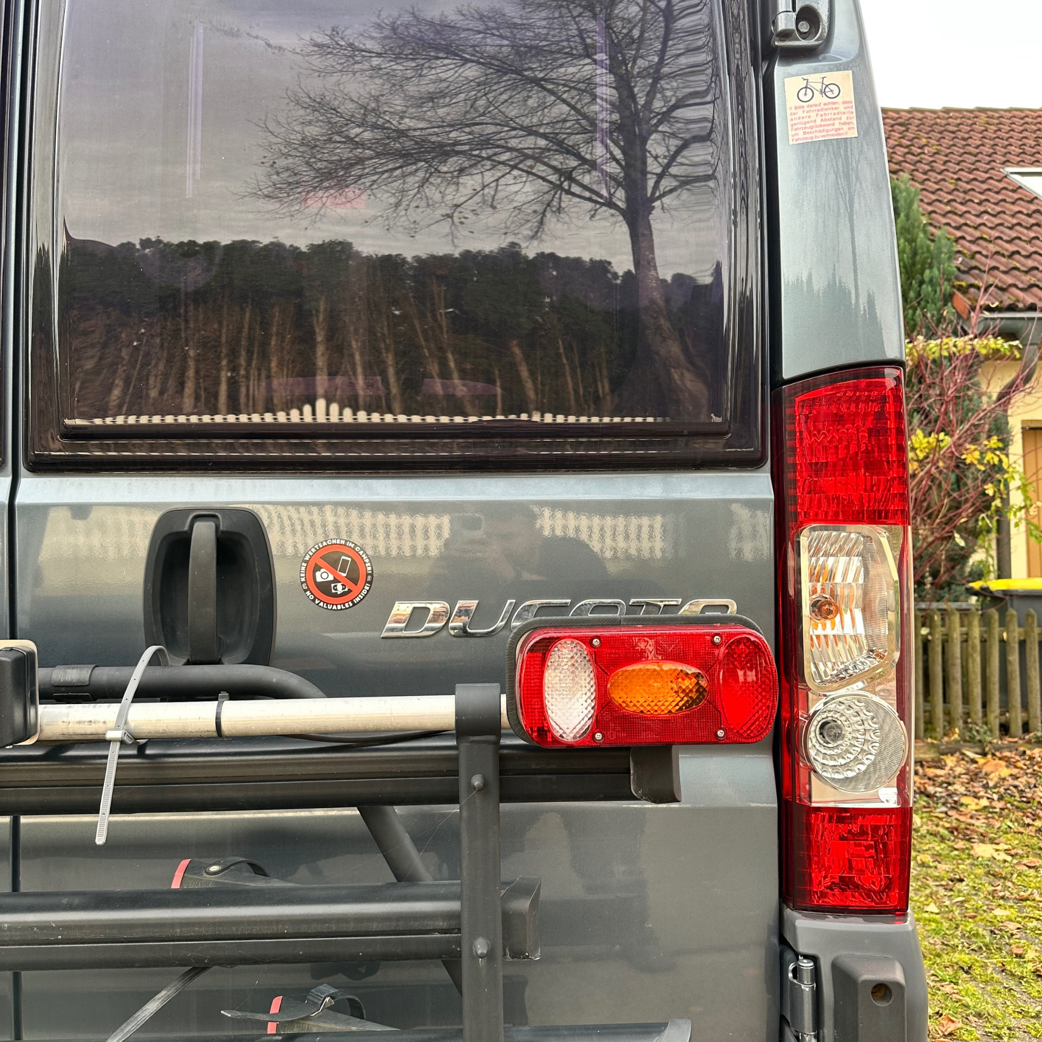 Warnaufkleber - Keine Wertsachen im Camper