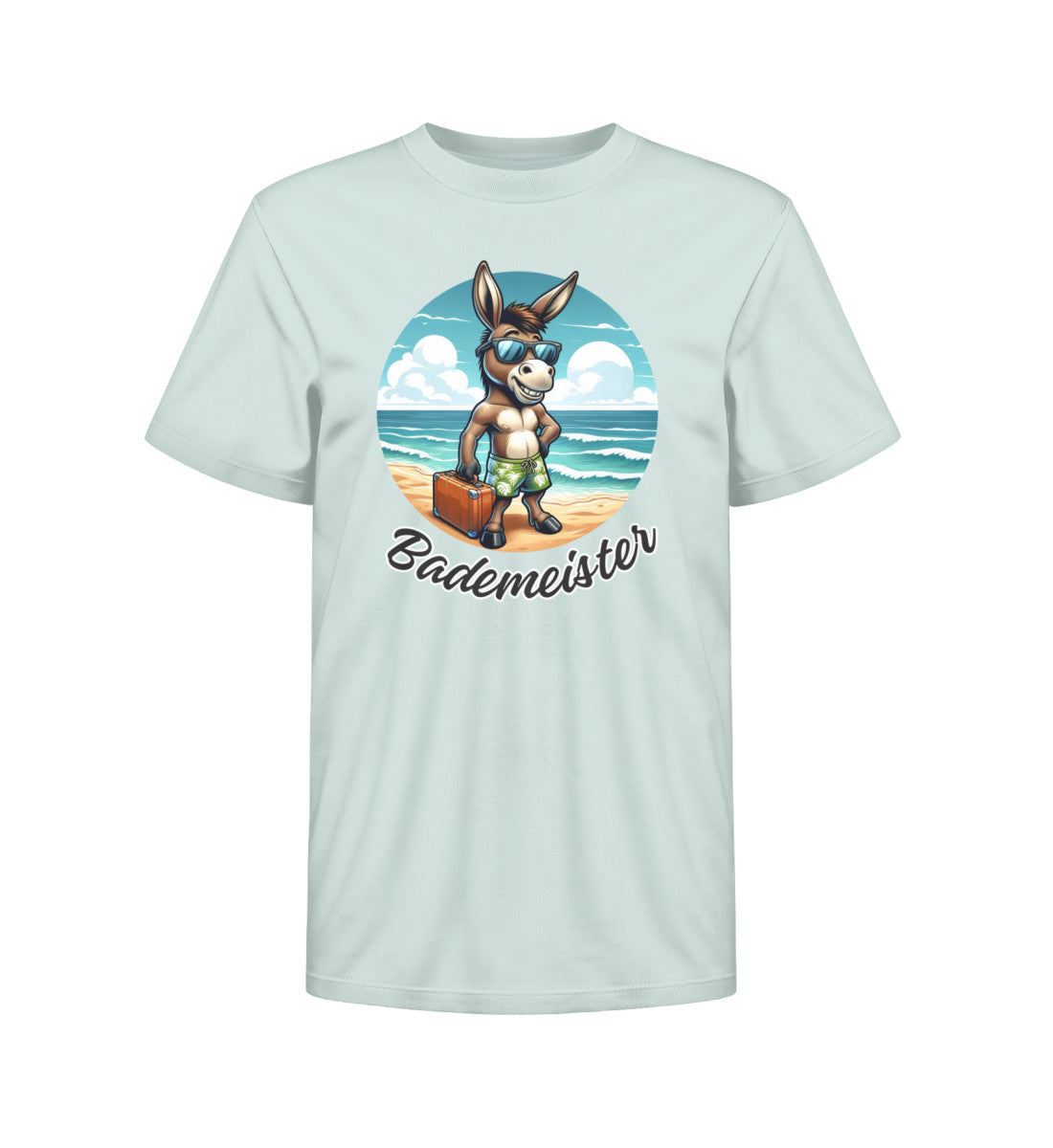 Bademeister T-Shirt für Kinder in Caribbean Blue