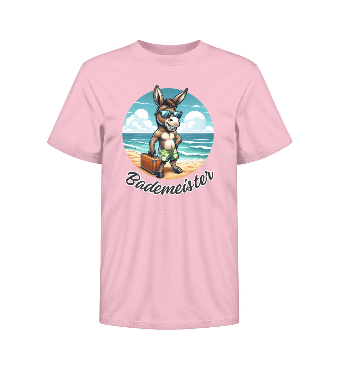 Bademeister T-Shirt für Kinder in Cotton Pink