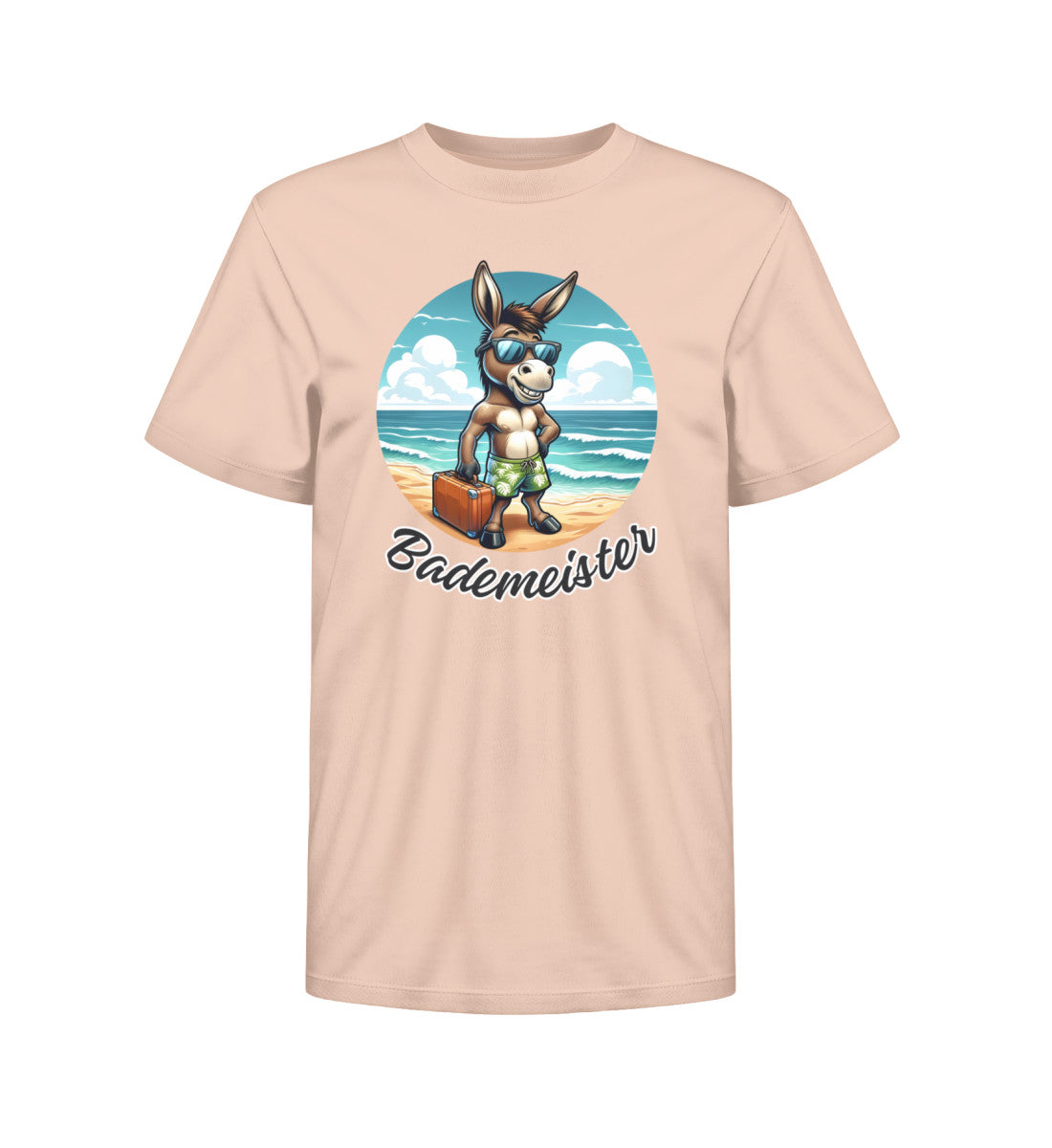 Bademeister T-Shirt für Kinder in Fraiche Peche