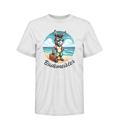 Bademeister T-Shirt für Kinder in Heather Grey