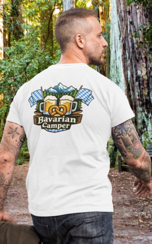 Herren Camping T-Shirt - Bavarian Camper