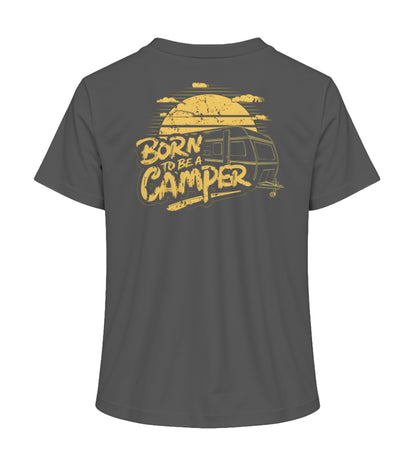 Born to be a Camper Damen T-Shirt in der Farbe Anthracite