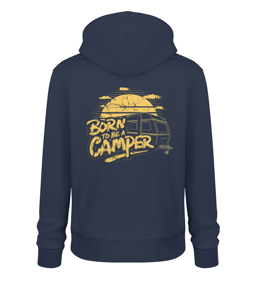 Born to be a Camper Herren hoodie in der Farbe French Navy