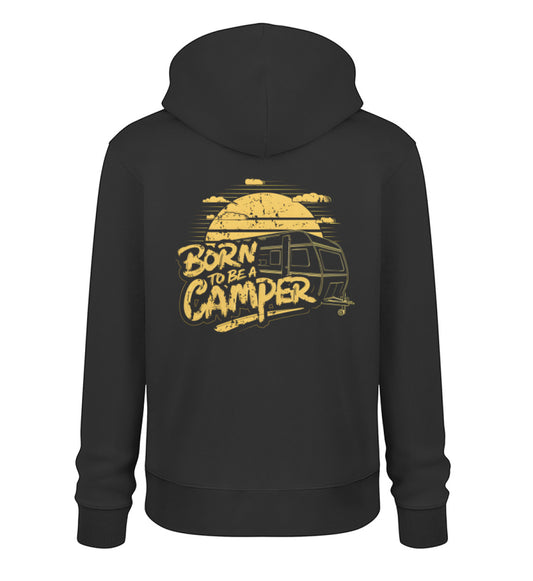 Born to be a Camper Herren hoodie in der Farbe Schwarz