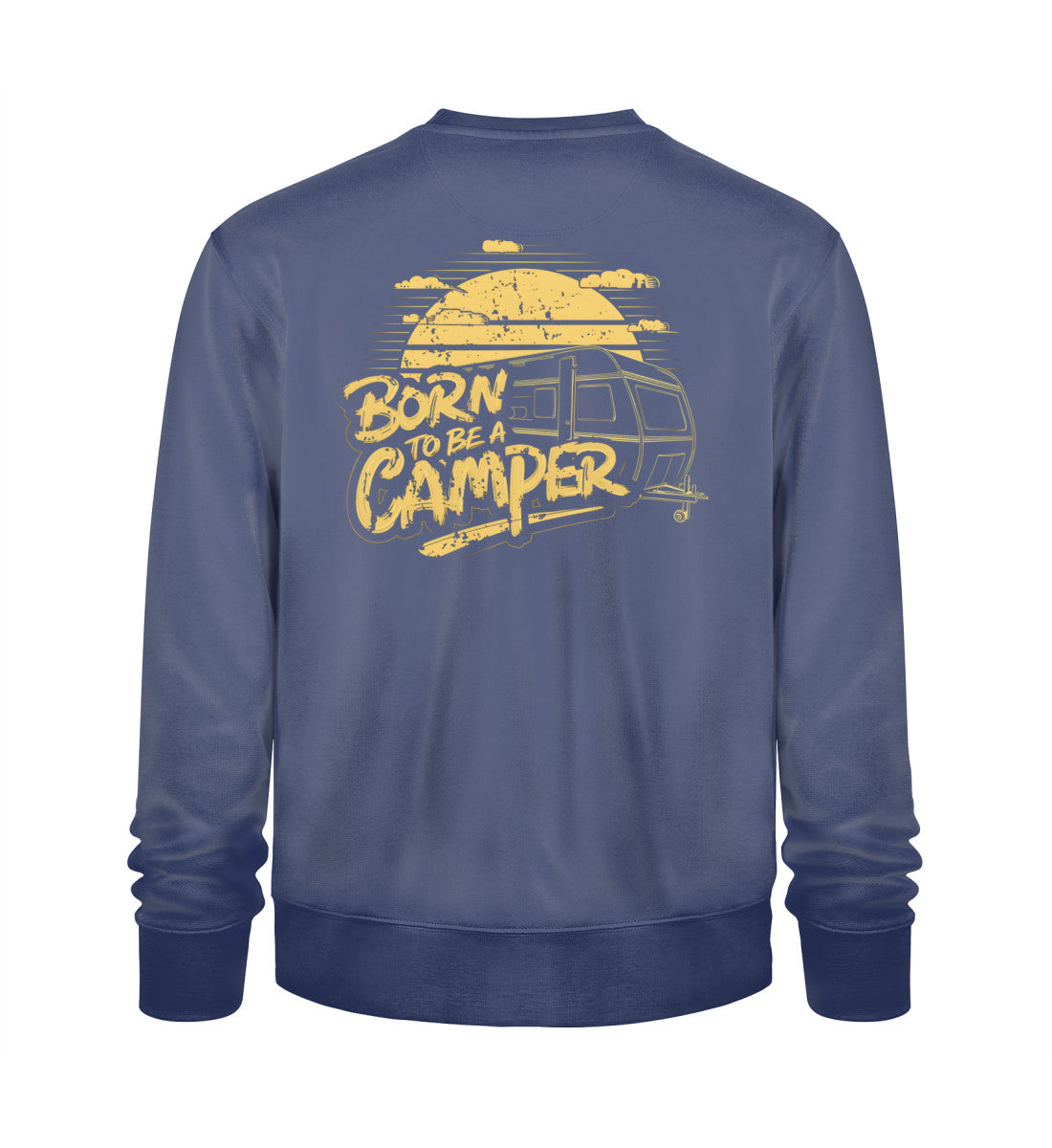 Born to be a Camper Herren Sweatshirt in der Farbe French Navy