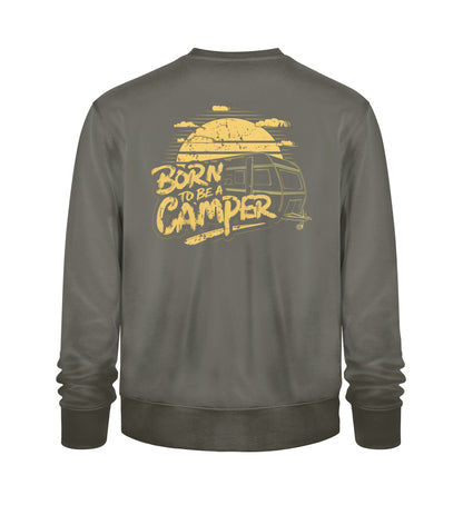 Born to be a Camper Herren Sweatshirt in der Farbe Khaki