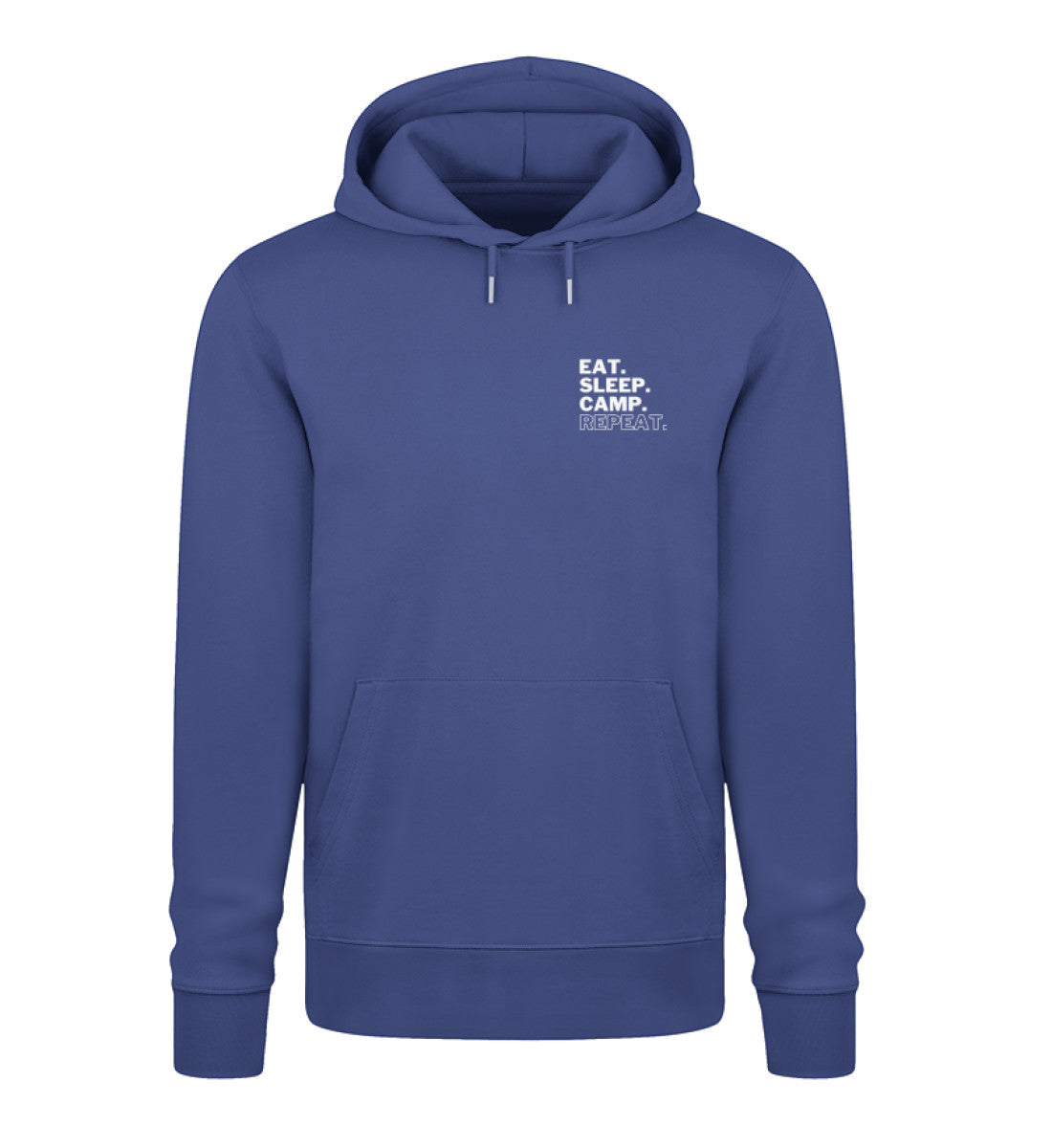Eat Sleep Camp Repeat - Unisex Organic Hoodie - Stick