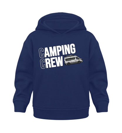 Camping Crew Baby Organic Vanlife Hoodie in French Navy